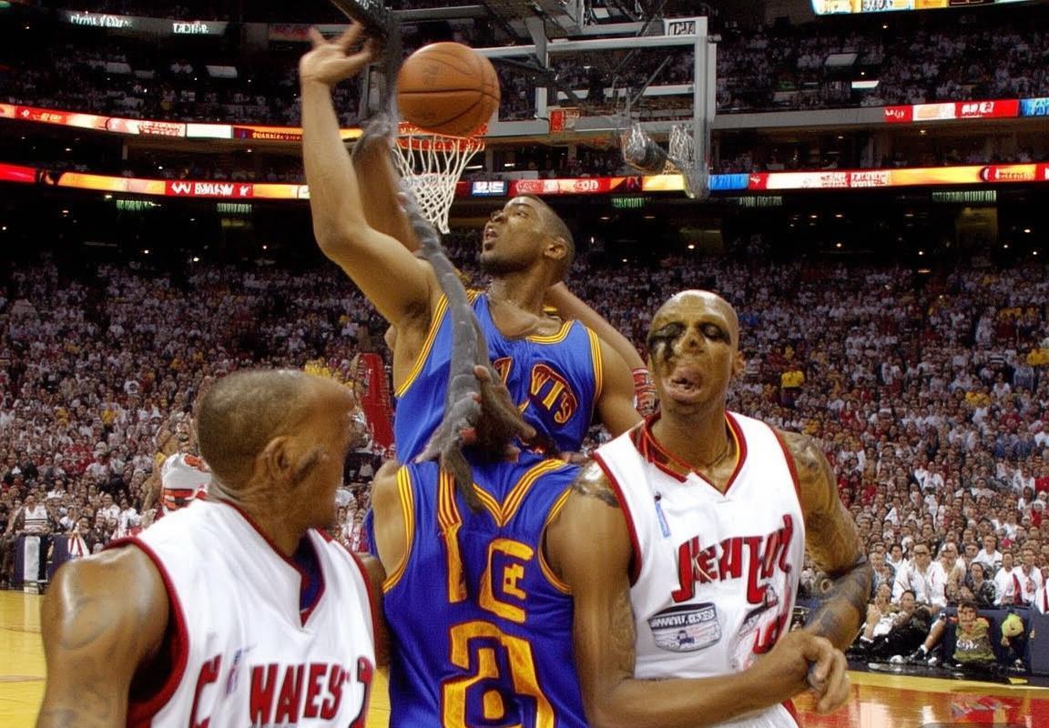 2006年NBA总决赛：詹姆斯韦德巅峰对决及迈阿密热火夺冠传奇(图4)